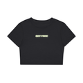 Fitted Crop Cotton T-Shirt