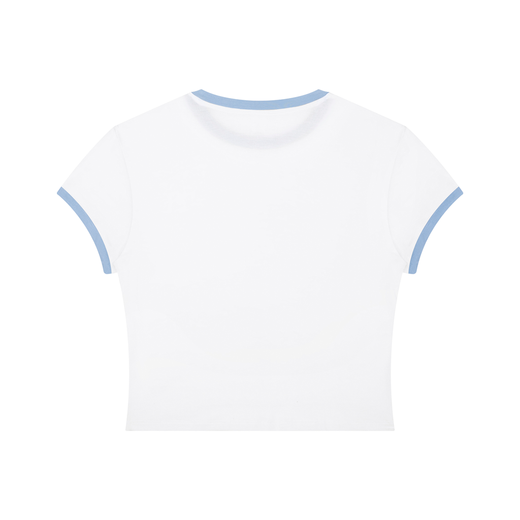 Today Ringer White Tee