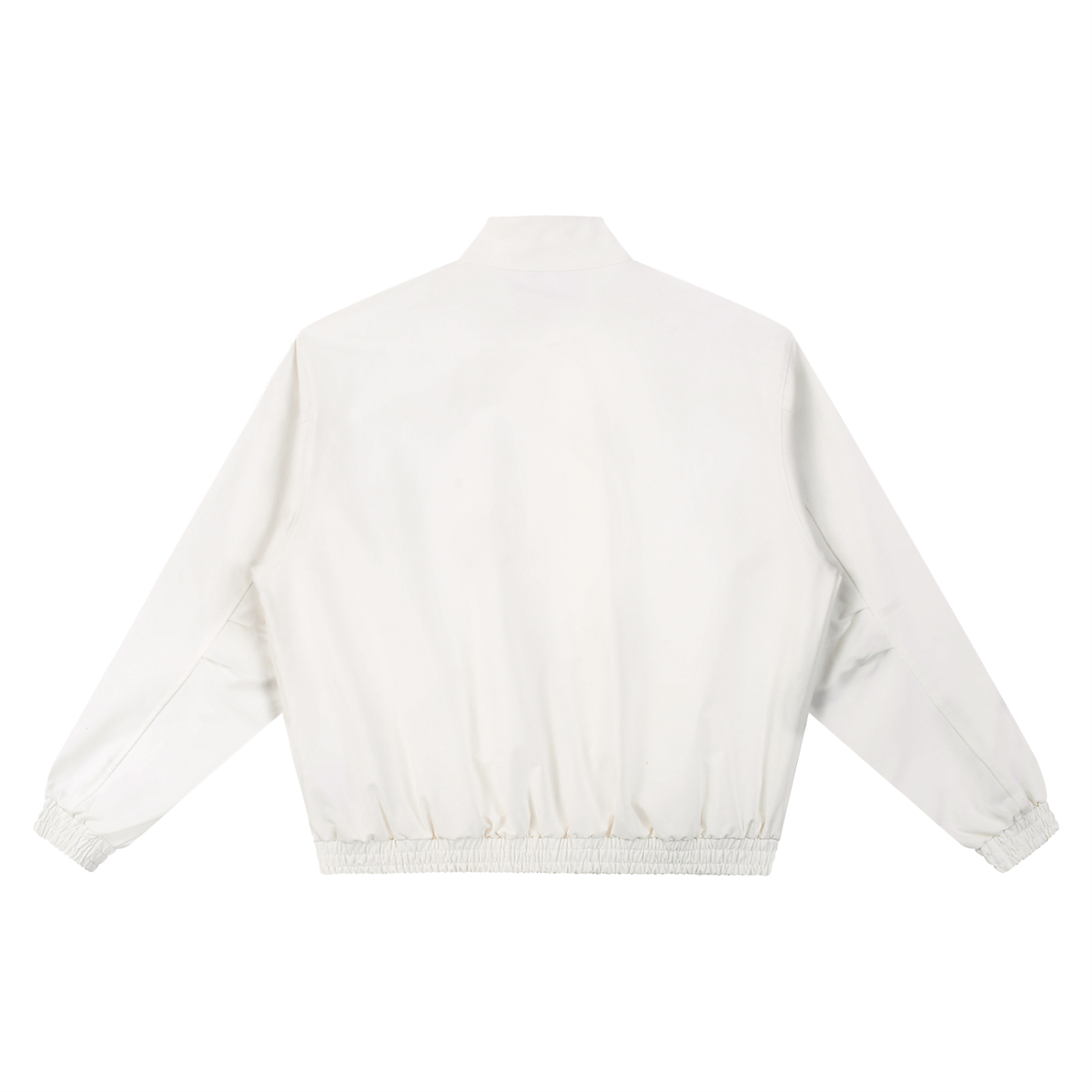 White Track Bomber Jacket