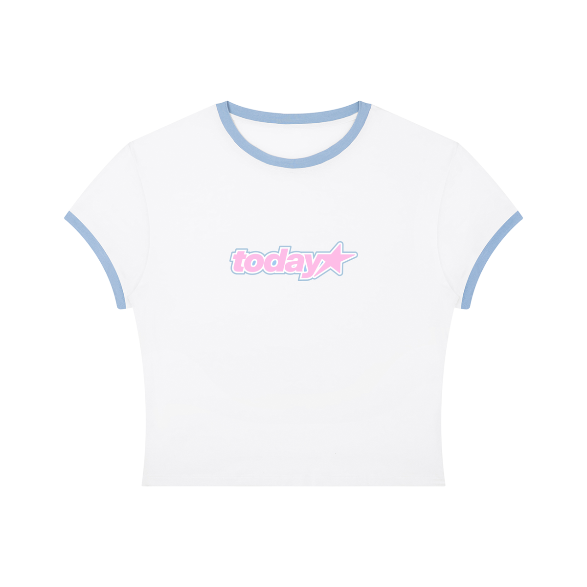 Today Ringer White Tee