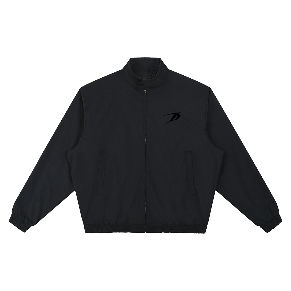 Black Track Bomber Jacket